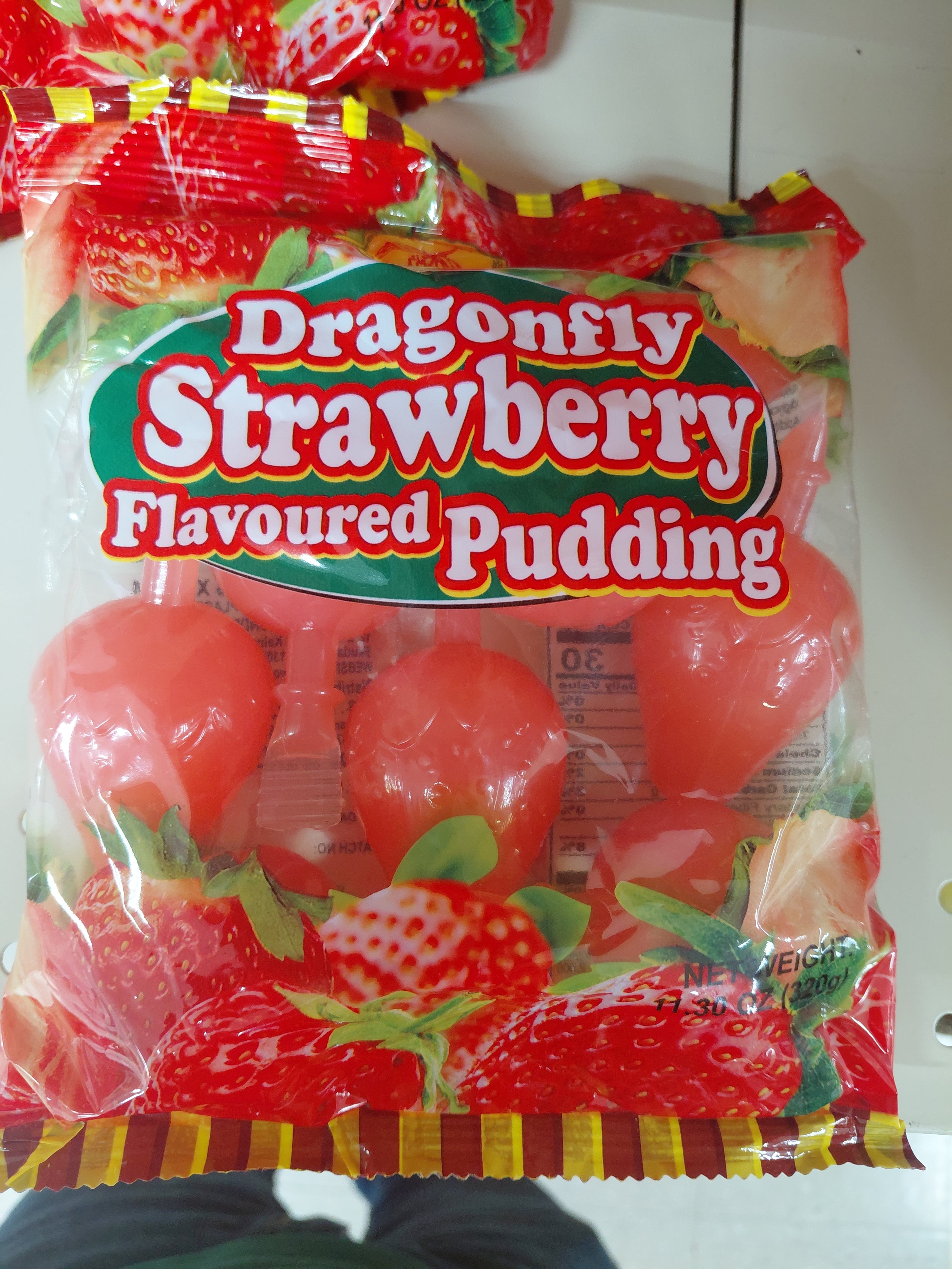 Pudding Strawberry Flavored