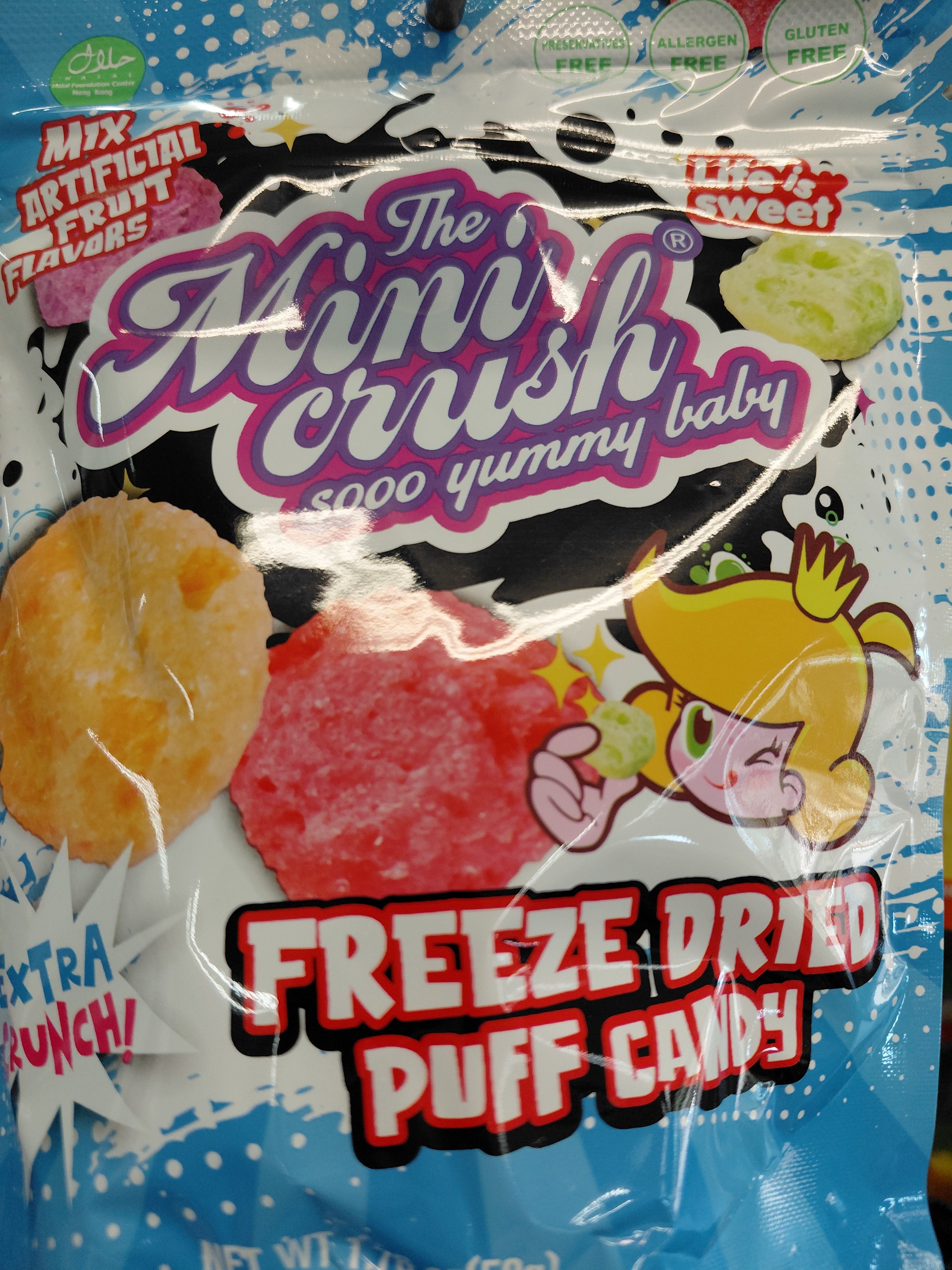 Freeze Dried Puff candy